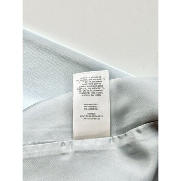 Aritzia BABATON ATELIER Vogue Cruise Blue Single Oversized Blazer Jacket, Size 3 - Picture 13 of 16